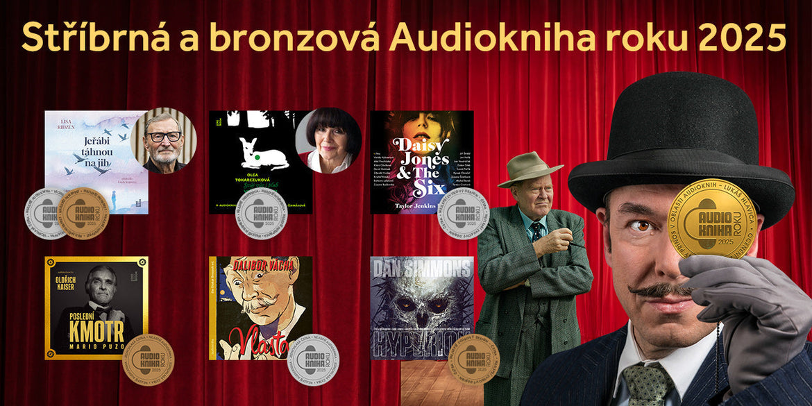 Naše oceněné tituly v anketě Audiokniha roku 2025