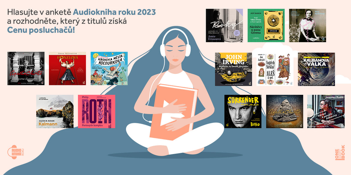 Vyberte svého audioknižního favorita - AUDIOKNIHA ROKU 2023 – HLASOVÁNÍ POSLUCHAČŮ