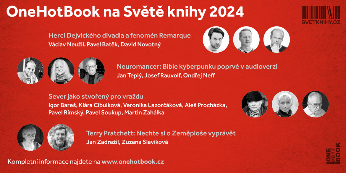 Hvězdy z vydavatelství OneHotBook na Světě knihy 2024