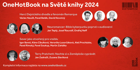 Hvězdy z vydavatelství OneHotBook na Světě knihy 2024