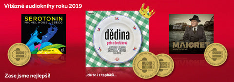 Dědina absolutně ovládla ceny Audioknihy roku 2019