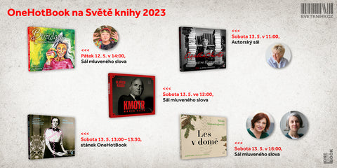 Program vydavatelství OneHotBook na Světě knihy 2023