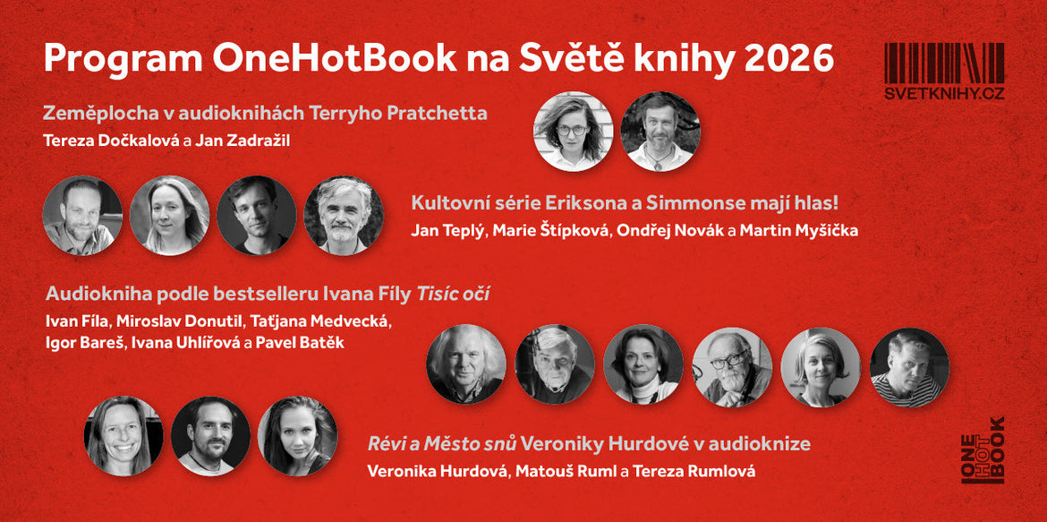 Audioknihy z vydavatelství OneHotBook na Světě knihy 2026